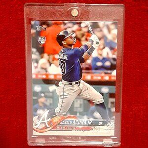 Ronald Acuna Jr. – Rookie Card – 2018 Topps Update Series – Card No. US250.1